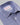 Men's Formal Navy Blue Grid Check Easy - Iron Shirt With Chest Pocket